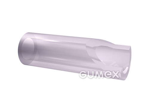 Hadička k ostrekovačom skiel DR 1125, 3/5mm, 80°ShA, PVC, -15°C/+60°C, transparentná ružová